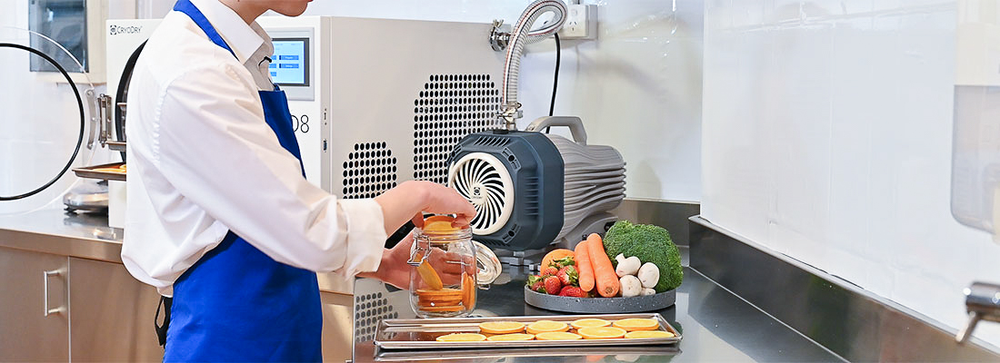 cryodry cd8 freeze dryer reduces food waste